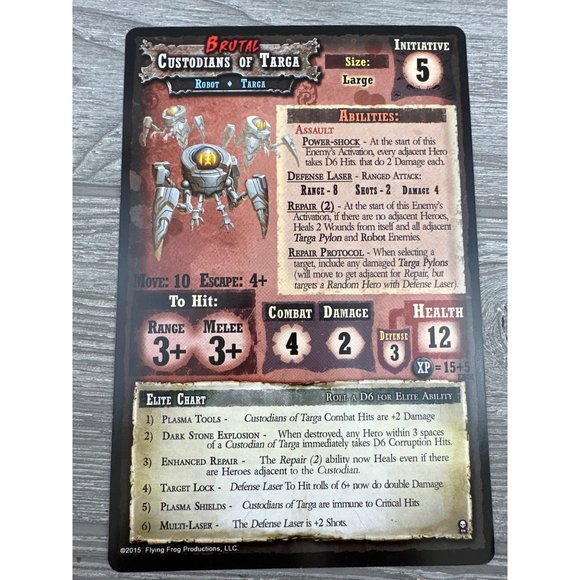 Shadows of Brimstone Custodians of Targa with Targa Pylons Board Game Minis 2015 - Picture 6 of 7